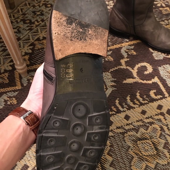 NWOT Jill Sander Motto Distressed Boots Sz. 10 - Picture 4 of 5